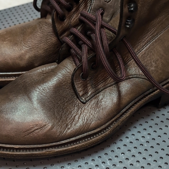 To Boot Dark Brown Leather Men's Boots - Picture 2 of 9